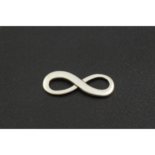 ANTIQUE SILVER INFINITY CONNECTOR 24X9MM
